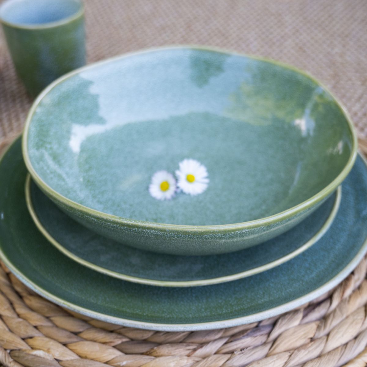 Lot de 6 assiettes creuses, MILA