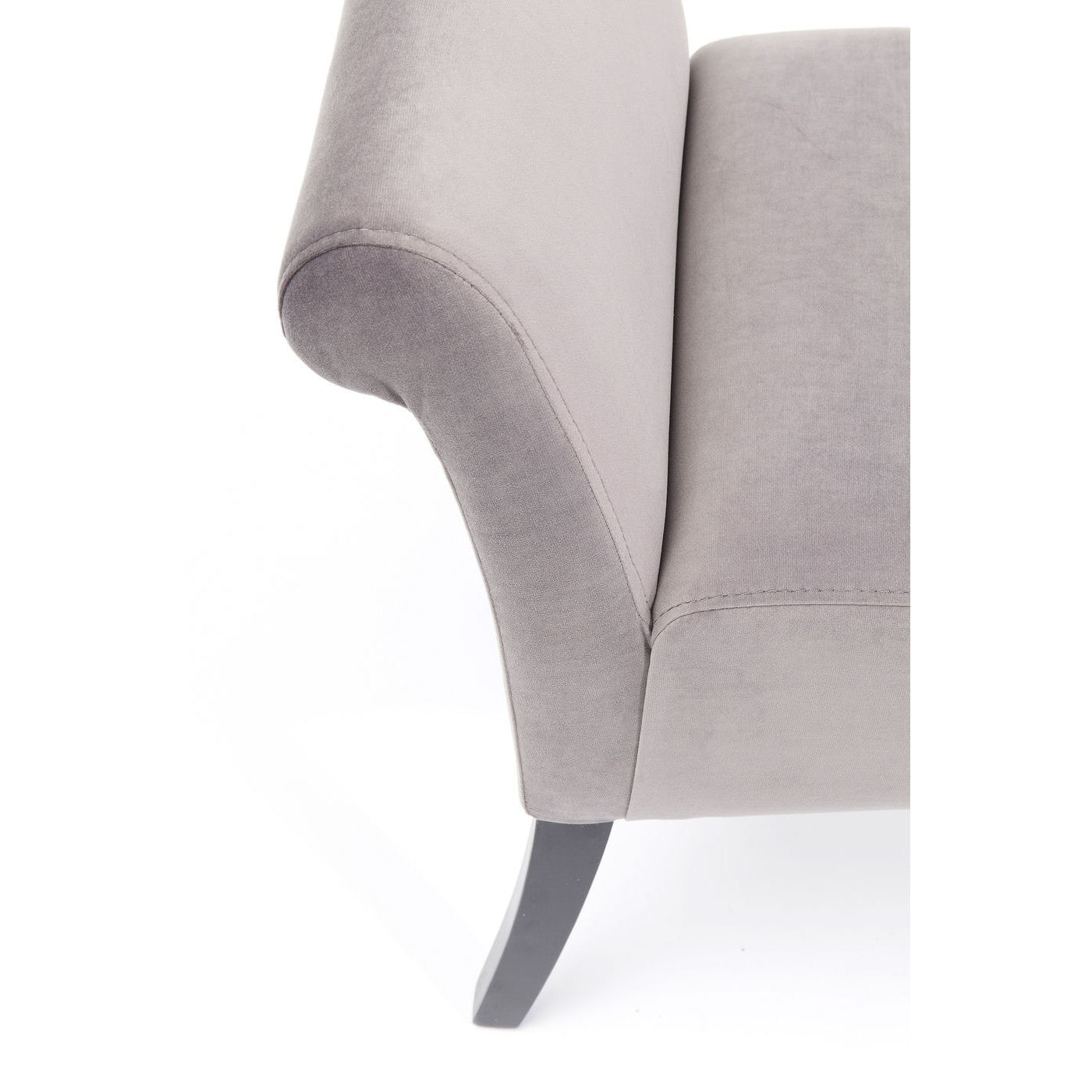 Banc Motley velours gris argenté Kare Design