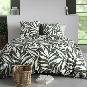 Parure housse de couette imprimé 100% coton - filverde