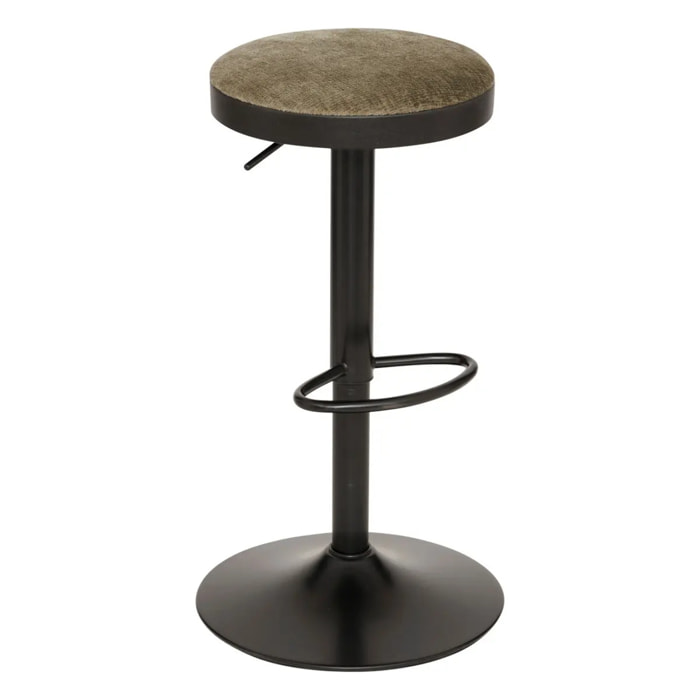 Lot de 2 tabourets de bar Ilsa vert Kaki