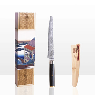 Cuchillo de Pan | Hoja de 200 mm | Acero Inoxidable Japonés San-Mai