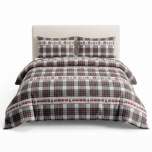 Sacco copripiumino in cotone con federe coordinate, set letto morbido e traspirante, leggero e resistente per uso quotidiano, tessuto certificato sicuro sulla pelle, facile da lavare e durevole, ideale per comfort notturno