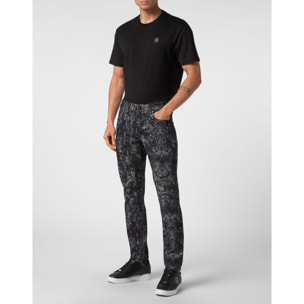 PHILIPP PLEIN Vaqueros de corte recto TATTOO