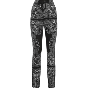 PHILIPP PLEIN Super High Waist Jegging PAISLEY