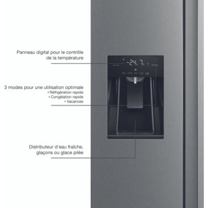 Réfrigérateur Américain MIOGO MRAVDE180-90midii1