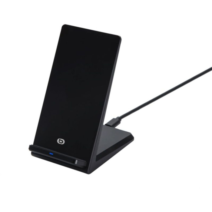 Chargeur induction ESSENTIELB sans fil 10W Noir Stand