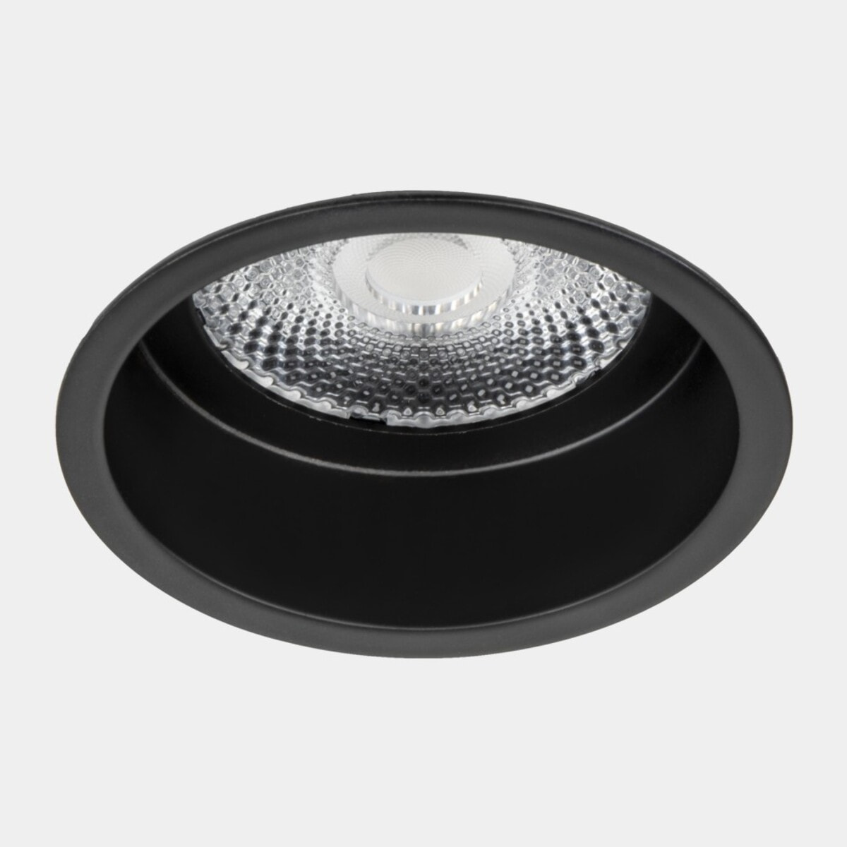 Ledsc4 LedsC4 Downlight LED Redondo 105mm Negro Transparente - Iluminación Interior Moderna 1985 Lúmenes 2700K - Diseño Elegante y Funcional en Aluminio y PMMA