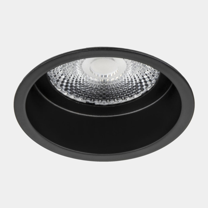 Ledsc4 LedsC4 Downlight LED Redondo 105mm Negro Transparente - Iluminación Interior Moderna 1985 Lúmenes 2700K - Diseño Elegante y Funcional en Aluminio y PMMA