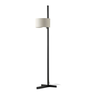 STAND UP Lampada da terra nera