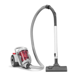 Aspirapolvere ciclonico con ruote 900W di potenza e 1500 ml di capacità.