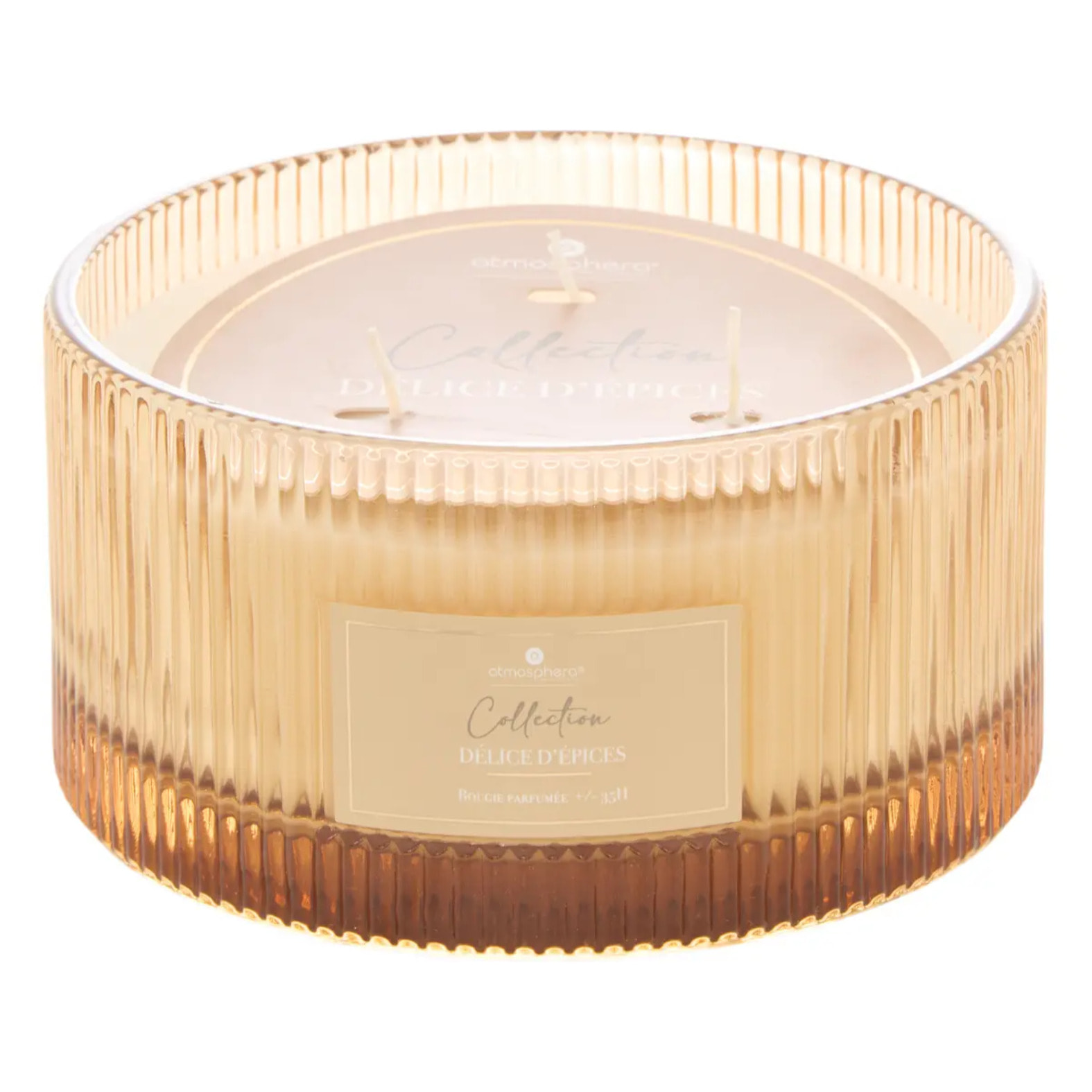 Bougie parfumée Albie 635g pot verre épice