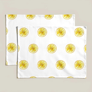 Lot de 2 sets de table anti-taches Mateo