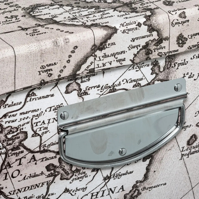 6 Boites Coins Métal Indonésie