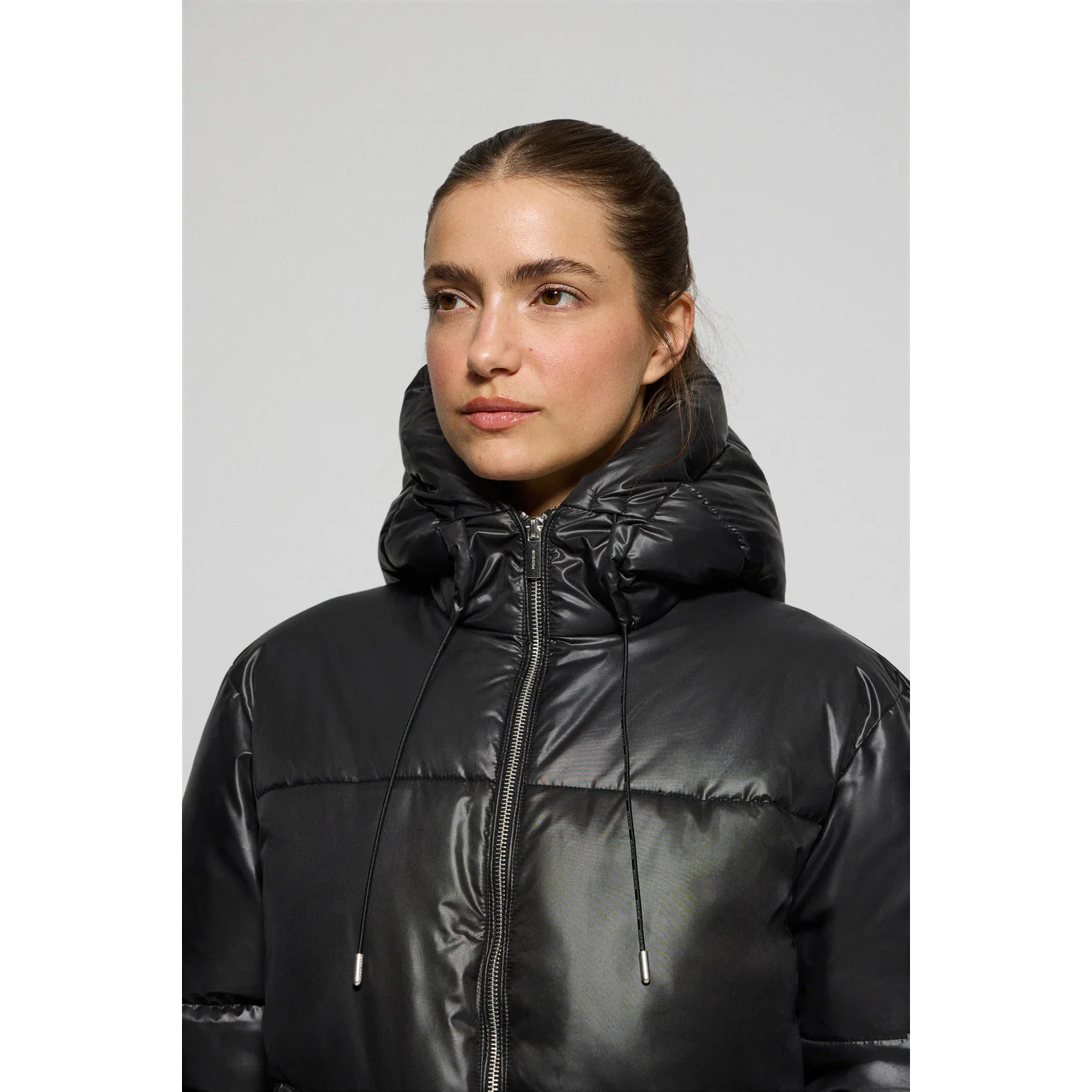 Giubbotto corto trapuntato Sidney nero con particolari Polo Club