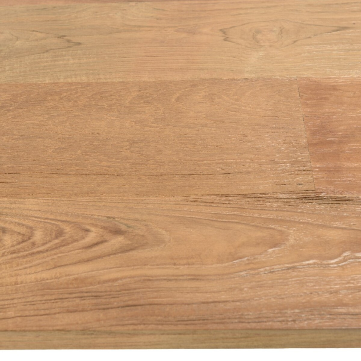 MAXENCE - Table à manger rectangulaire 220x100cm en teck recyclé