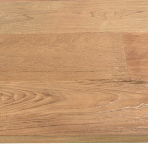 MAXENCE - Table à manger rectangulaire 220x100cm en teck recyclé