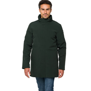 Chaqueta KANAWA acolchada impermeable Verde oscuro