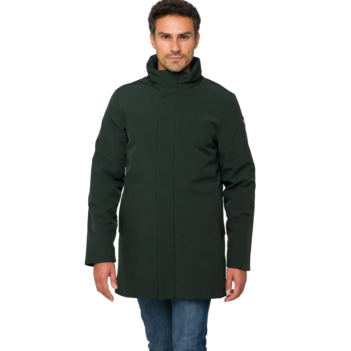 Chaqueta KANAWA acolchada impermeable Verde oscuro