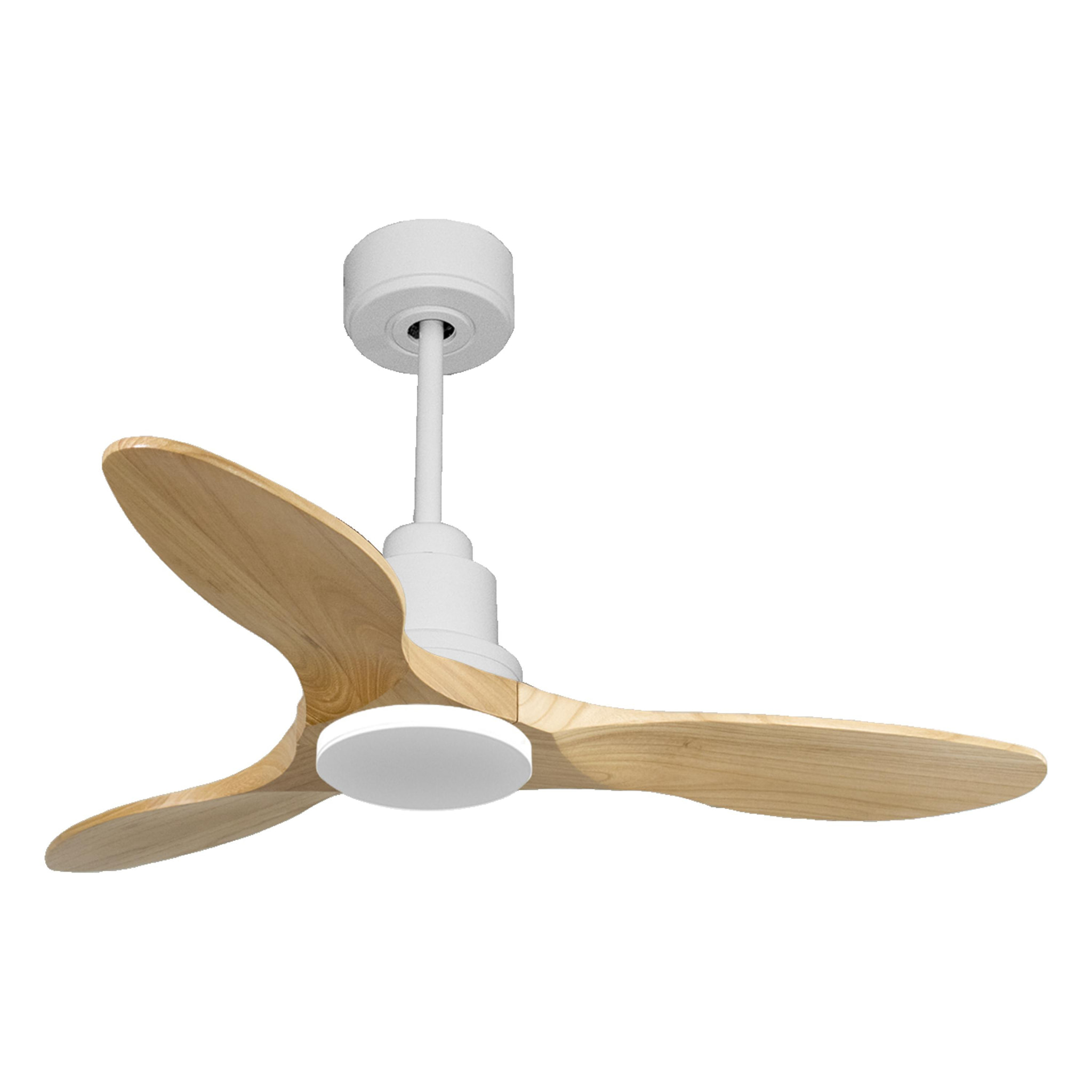 Ventilateur de plafond Réversible  Thermostat Wifi Moteur à courant continu Toits en pente Télécommande Hypersilence Mémoire