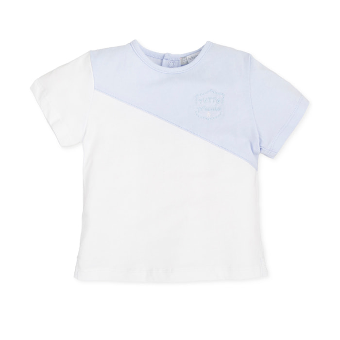 Camiseta - BLANCO CELESTE