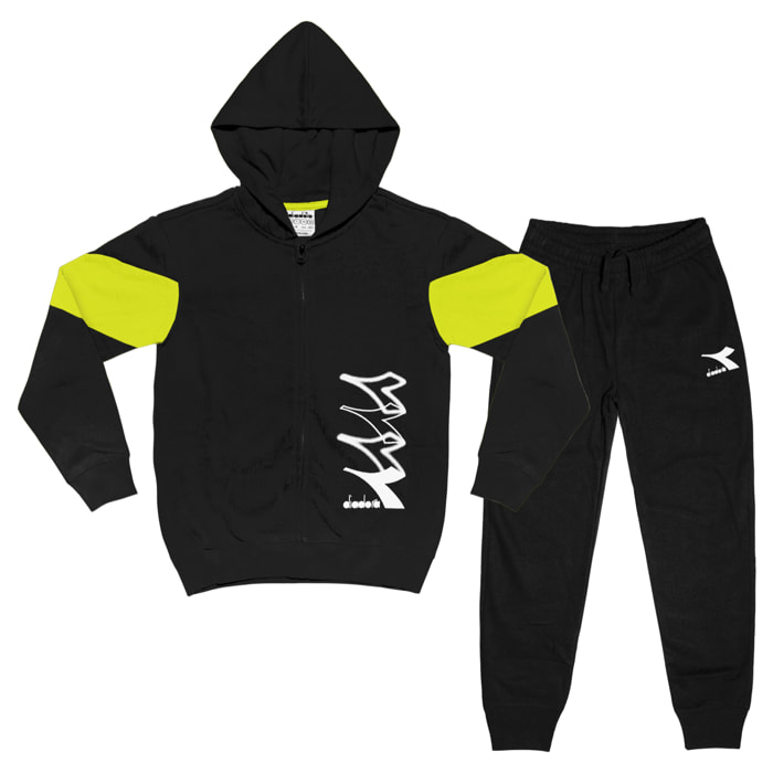 Tuta Bimbo Ragazzo DIADORA Cotone Felpato Zip Art.180956