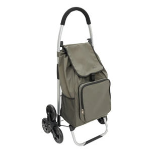 Chariot de course pliable à 6 roues 36L