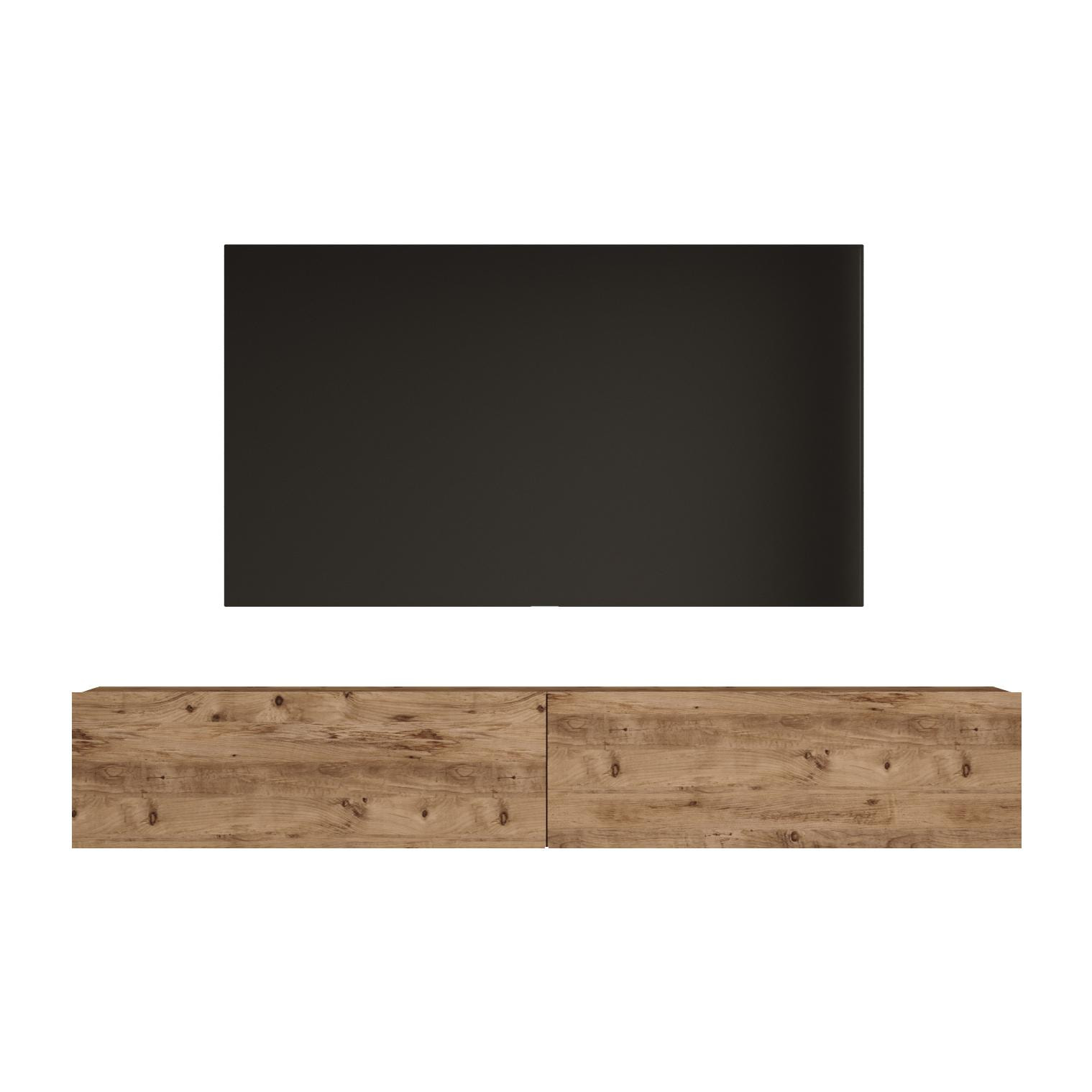 Mueble Elegante Tv Futura 2 Puertas