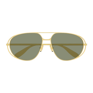 Gafas de Sol Bottega Veneta BV1344S-001 de Metal Unisex 61 mm