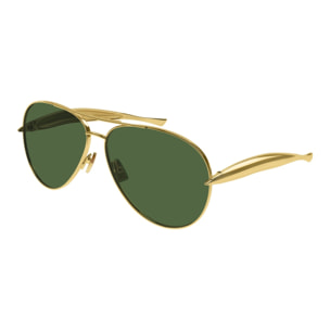 Gafas de Sol Bottega Veneta BV1305S-001 de Metal Unisex 64 mm