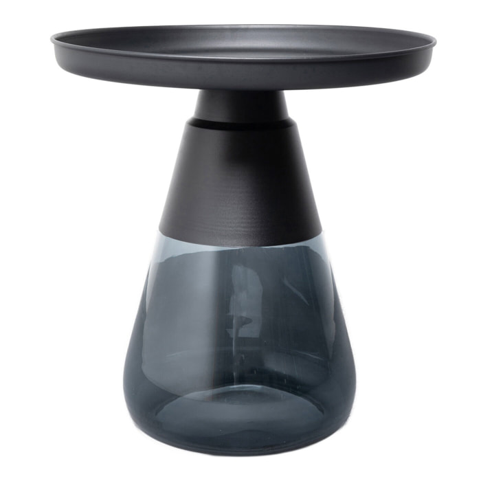 Table d'appoint Bottiglia 50cm noire Kare Design