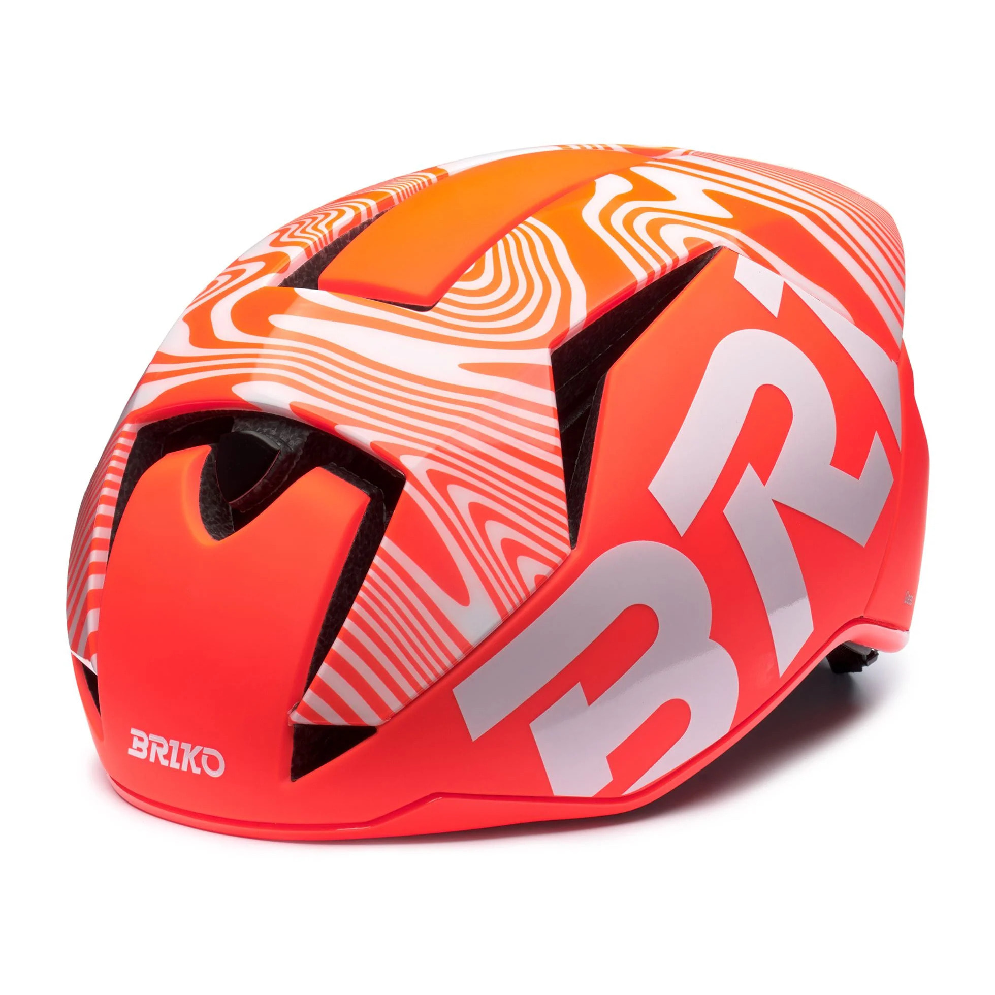 Caschi Briko Uomo Donna Rosso Gass Graphik