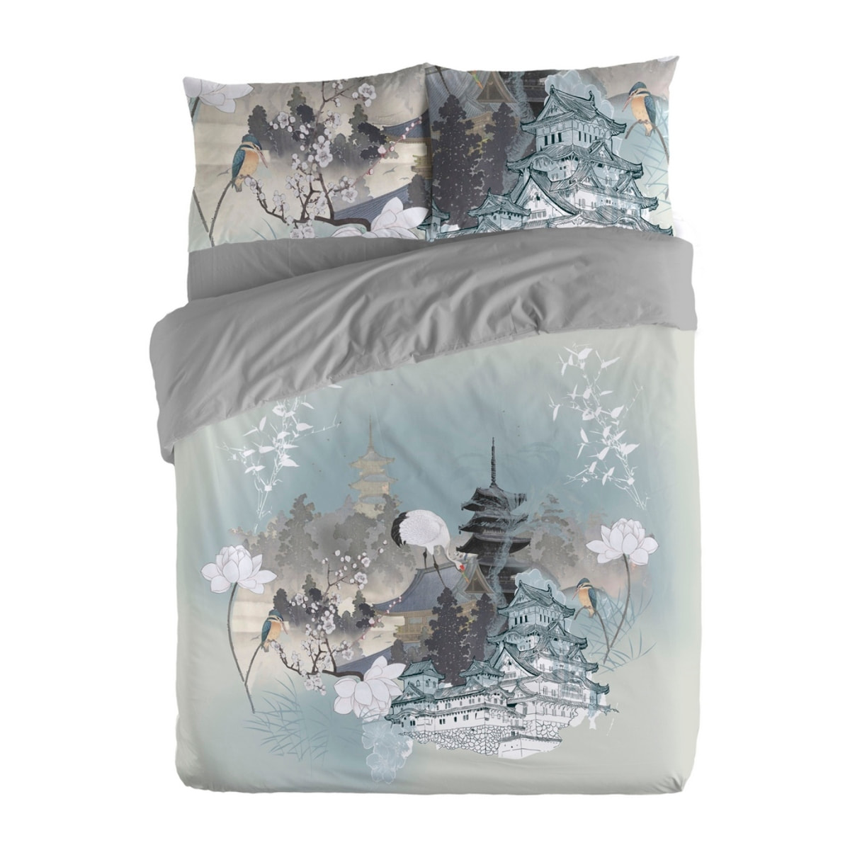 Housse de couette yasu gris