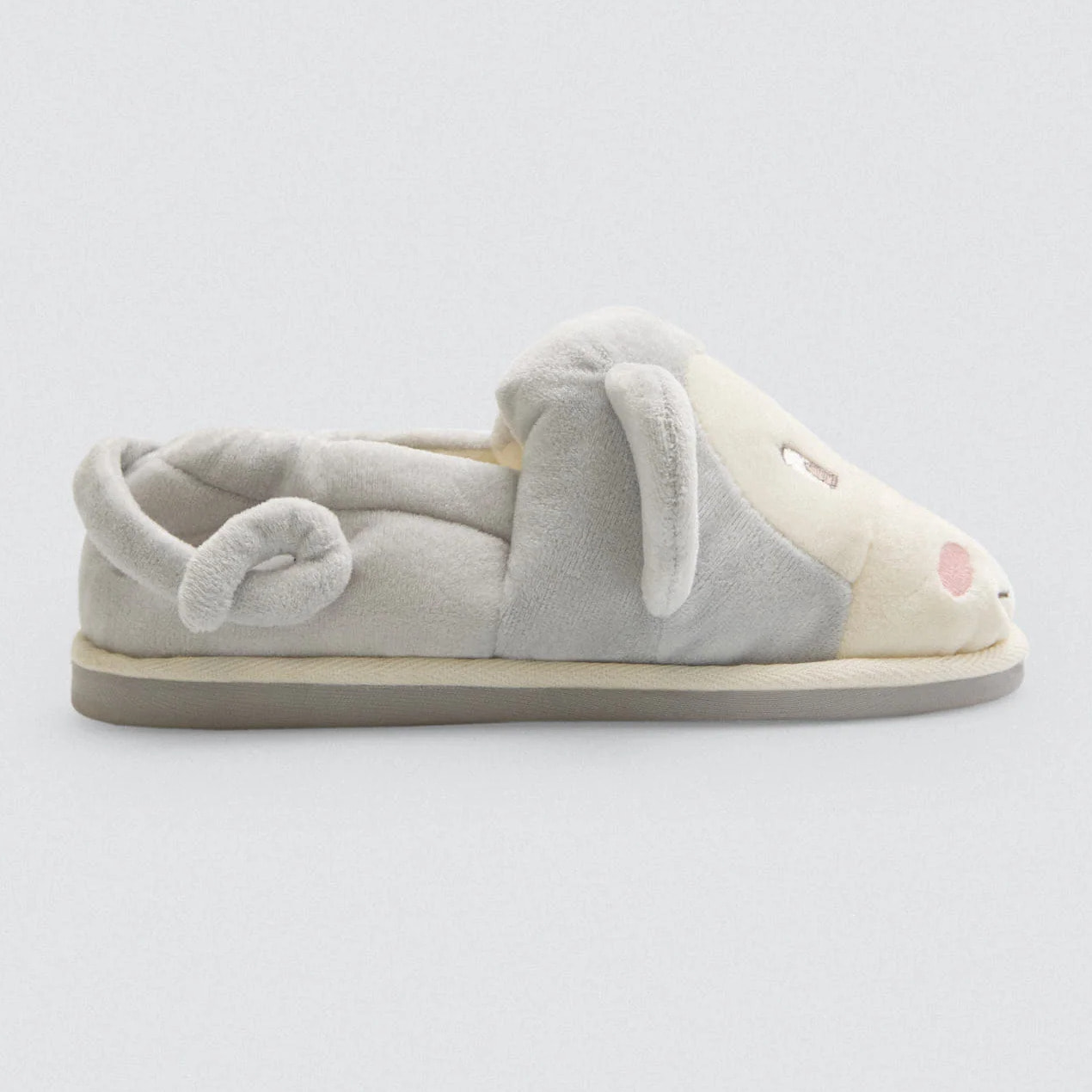 Pantofole per bambini con scimmietta e orecchie 3D