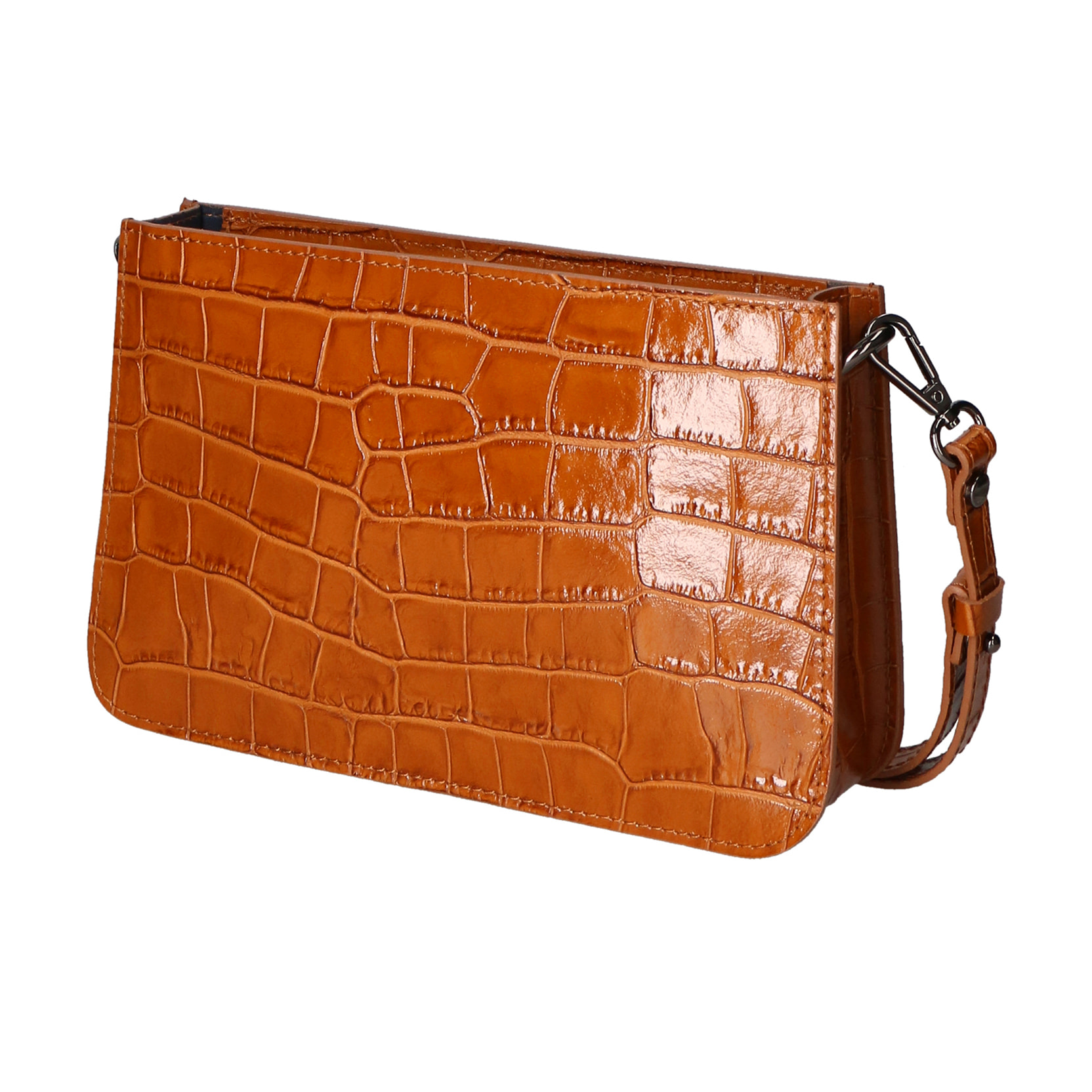 Borsa a spalla da donna In Vera pelle Made in Italy 25x16x6 cm