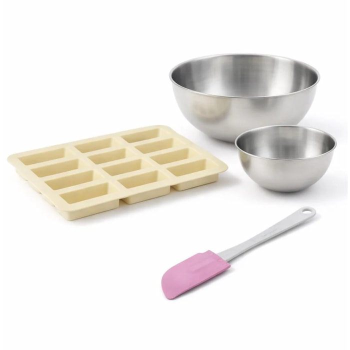 Set de 4 ustensiles de pâtisserie moule à gâteaux bol et spatule Zenker Sweet Sensation