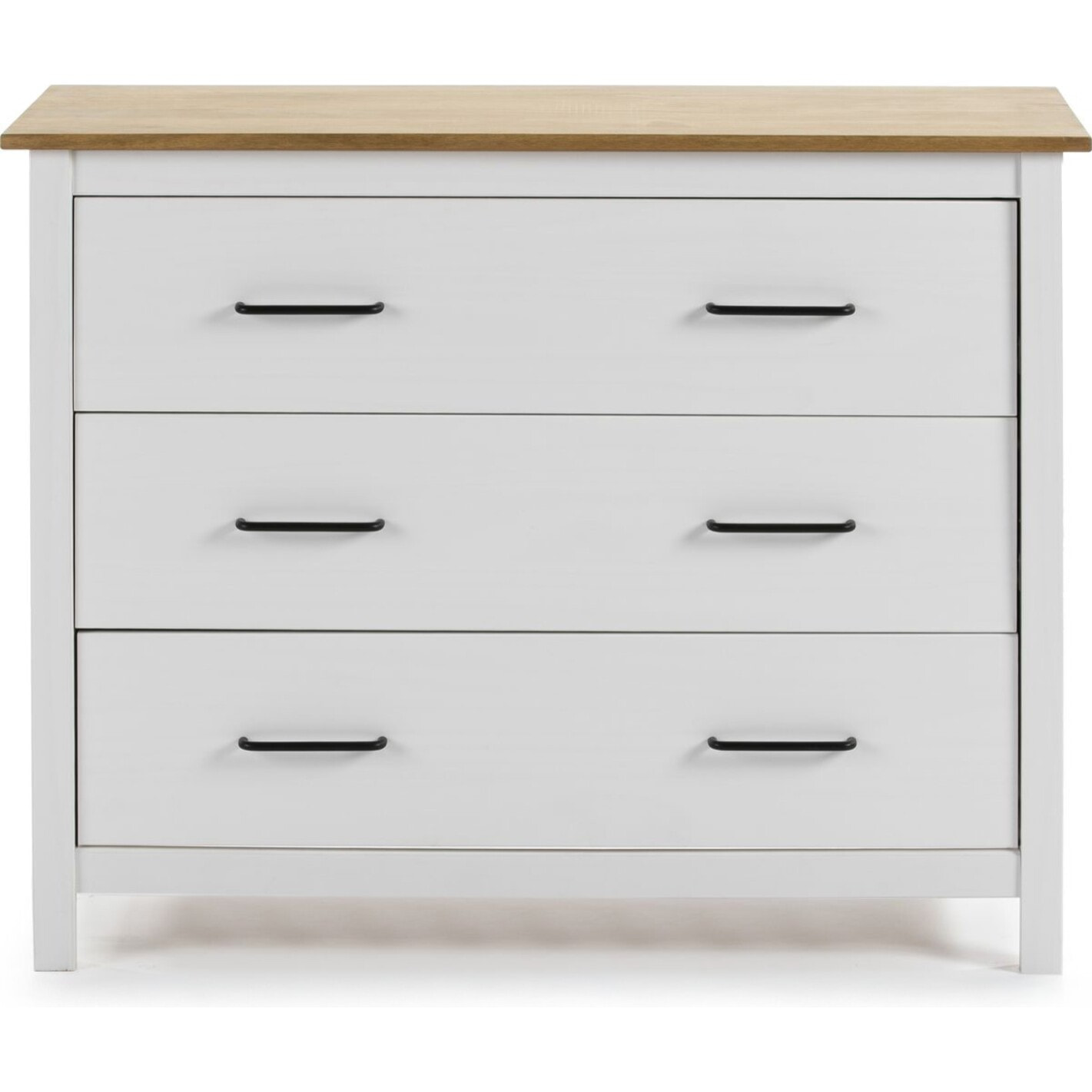 Commode 3 tiroirs en bois massif - IDA