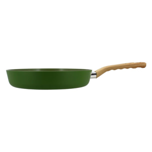 Poêle 28cm avec revêtement céramique vert - tous feux COLORAMA