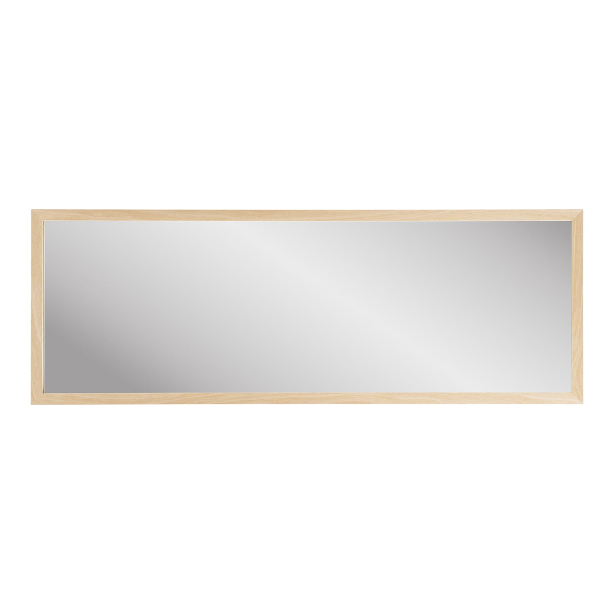 Specchio da parete Scottsdale con cornice in legno naturale 45x110 cm