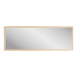 Specchio da parete Scottsdale con cornice in legno naturale 45x110 cm