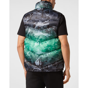 PLEIN SPORT Gilet corto CAMOUFLAGE