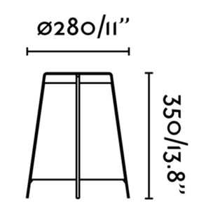 AKANE 350 Lampe de table beige