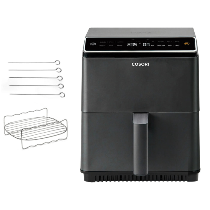 COSORI -Freidora de aire Dual Blaze Chef Edition Negro 6,4 litros
