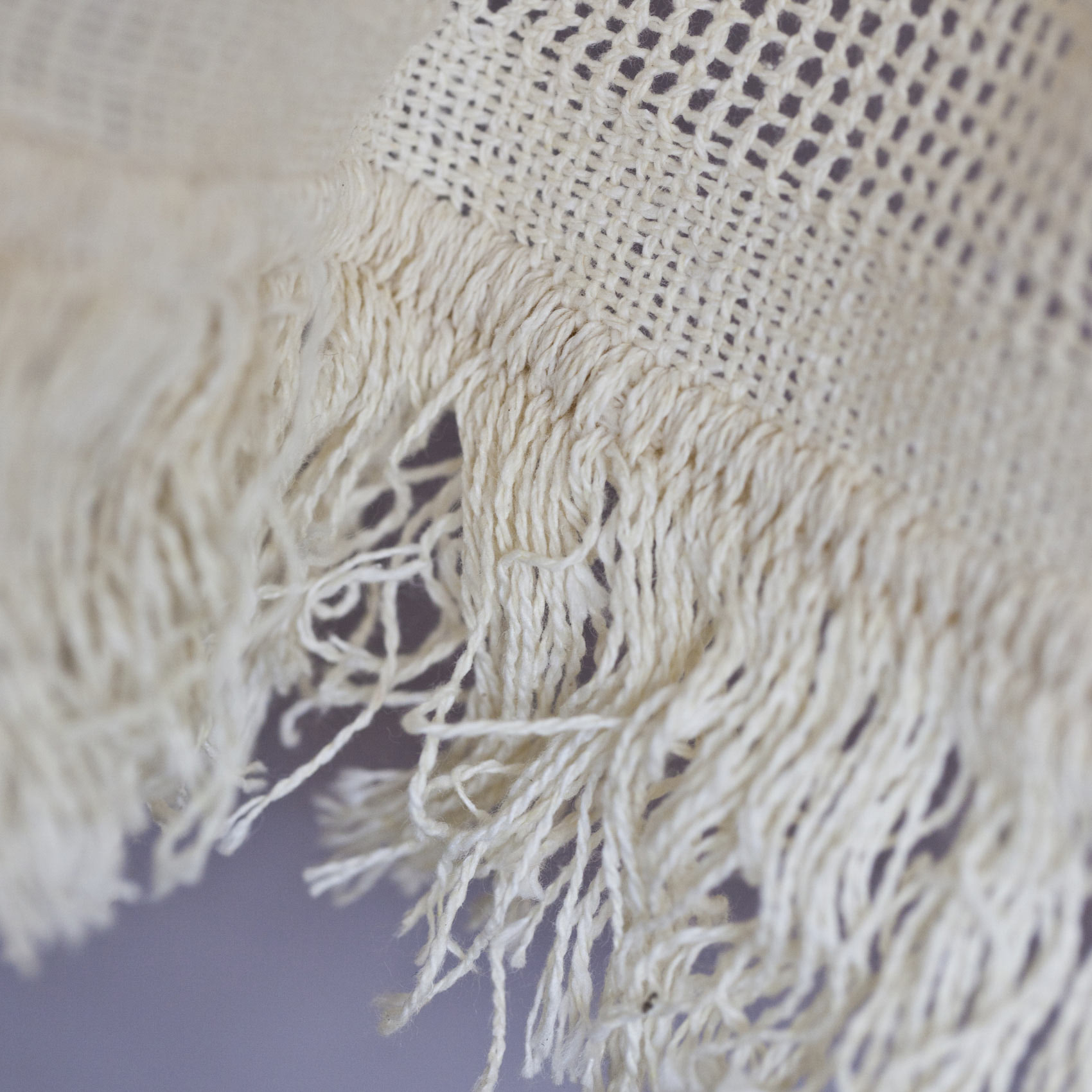 Moustiquaire de porte esprit bohème - Ecru