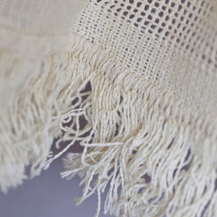 Moustiquaire de porte esprit bohème - Ecru