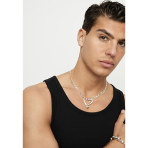 Colgante ONE LOVE PLATEADO U