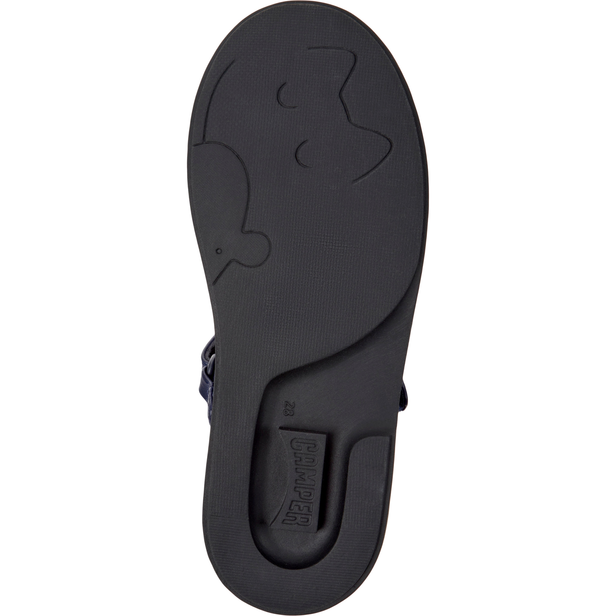 Bailarinas - CAMPER Duet - Azul - Cuero liso