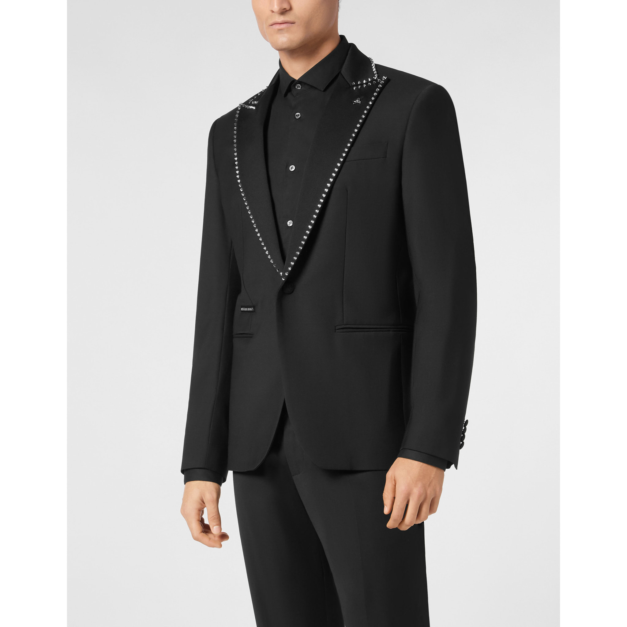 PHILIPP PLEIN One-Button Blazer Slim Fit