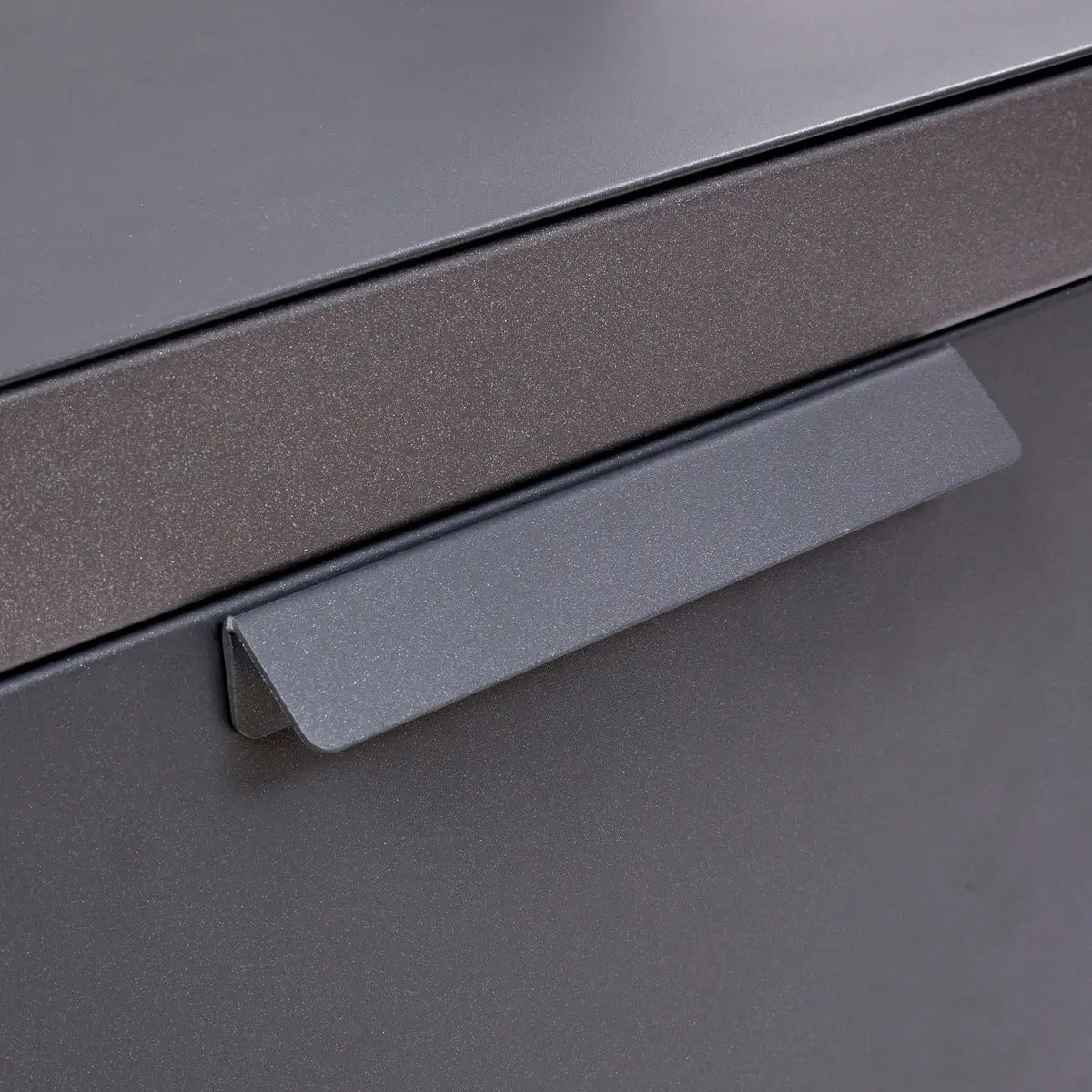 Desserte de jardin 2 portes Oxyana gris graphite