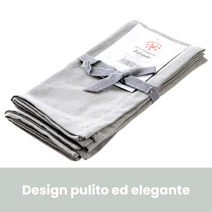 Intrecci – Set 6 tovaglioli in puro cotone 40x40 cm