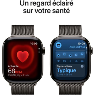 Montre connectée APPLE WATCH 46mm Tit Ardoise Milan Serie 11 M/L Cellular